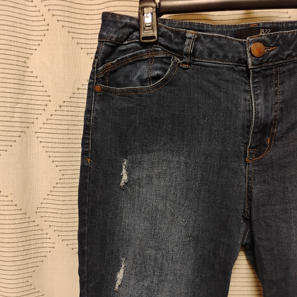 1822 Denim Dark Blue Women's Jeans Size 14 - Picture 2 of 6